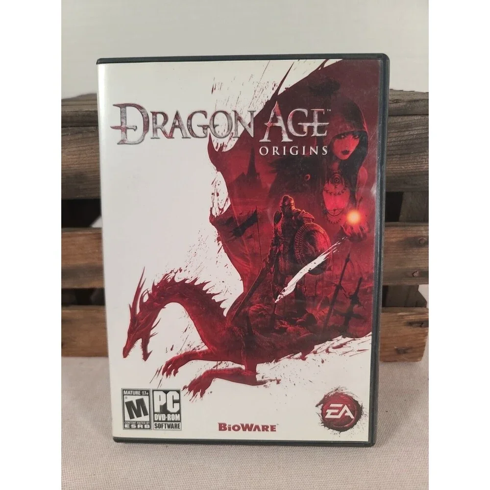 PC GAME Dragon Age: Origins (PC DVD-ROM, 2009) Game Complete with Manual Tested
